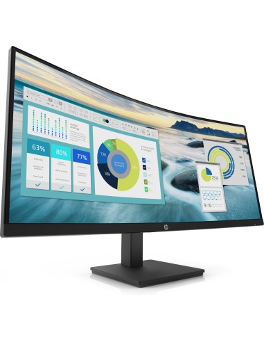 HP P34hc G4 86,4 cm (34") 3440 x 1440 Pixel Quad HD LED Nero