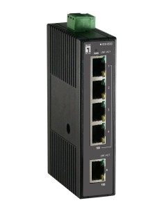 LevelOne IES-0500 switch di rete Non gestito Fast Ethernet (10 100) Nero