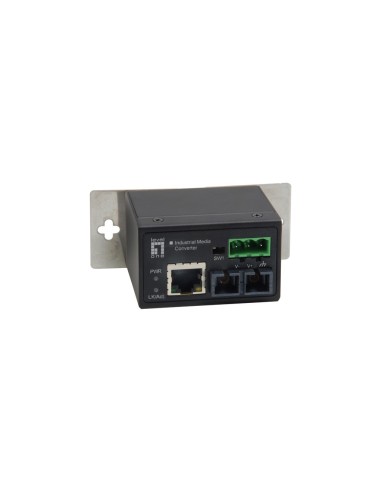 LevelOne IEC-4301 convertitore multimediale di rete 100 Mbit s Modalità singola Nero