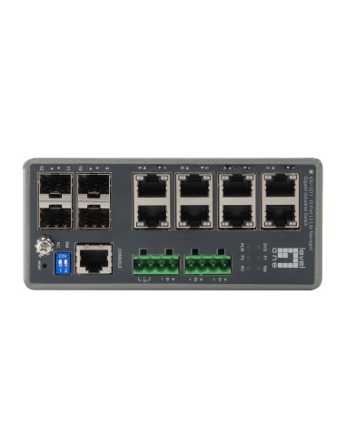 LevelOne IGU-1271 Gestito L3 Gigabit Ethernet (10 100 1000) Grigio