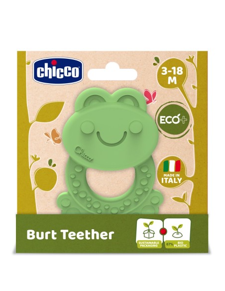 Chicco MASSAGGIAGENGIVE - RANA - ECO+ sonaglio