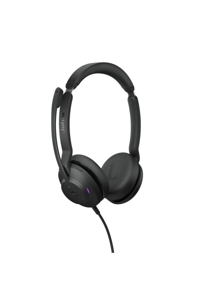 Jabra Evolve2 30, MS Stereo Auricolare Cablato A Padiglione Ufficio USB tipo A Nero