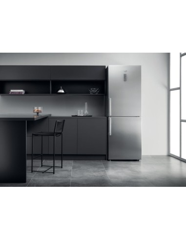 Hotpoint HA70BE 72 X frigorifero con congelatore Libera installazione 462 L E Acciaio inossidabile
