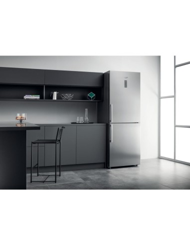 Hotpoint HA70BE 72 X frigorifero con congelatore Libera installazione 462 L E Acciaio inossidabile