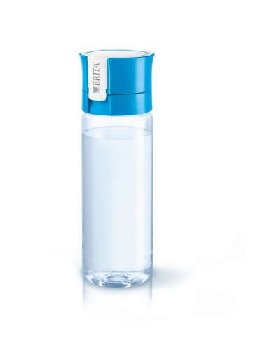 Brita Fill&Go Bottle Filtr Blue Bottiglia per filtrare l'acqua 0,6 L Blu, Trasparente