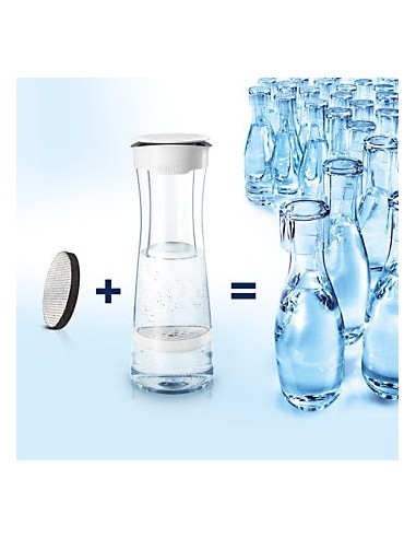 Brita 1020115 Filtraggio acqua Bottiglia per filtrare l'acqua 1,3 L Grafite, Trasparente