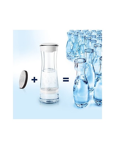 Brita 1020115 Filtraggio acqua Bottiglia per filtrare l'acqua 1,3 L Grafite, Trasparente