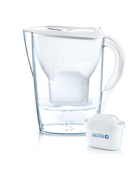 Brita 1039164 Filtraggio acqua Caraffa filtrante 2,4 L Trasparente, Bianco