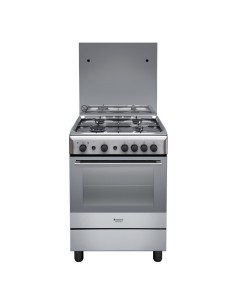Hotpoint H6GG1F (X) IT Cucina Gas Acciaio inossidabile A