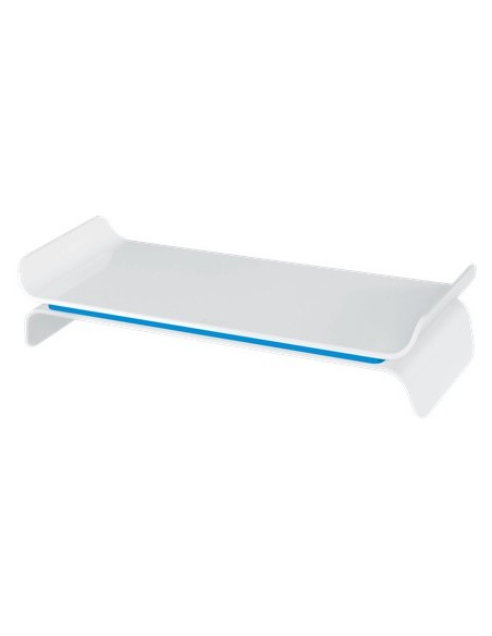 Leitz 65040036 supporto da tavolo per Tv a schermo piatto 68,6 cm (27") Blu, Bianco