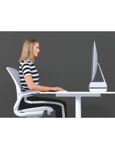 Leitz 65040095 supporto da tavolo per Tv a schermo piatto 68,6 cm (27") Bianco 2