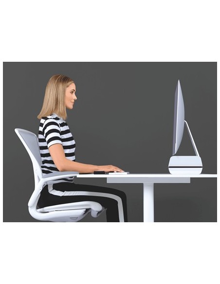 Leitz 65040095 supporto da tavolo per Tv a schermo piatto 68,6 cm (27") Bianco