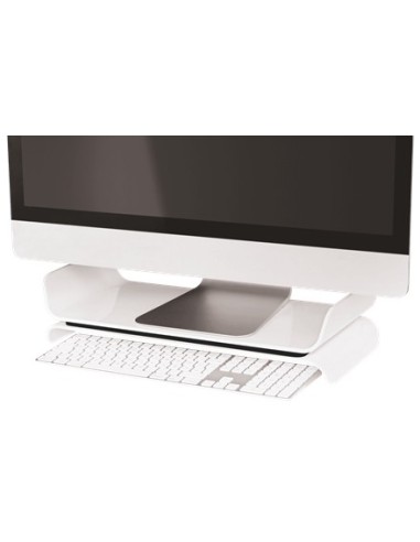 Leitz 65040095 supporto da tavolo per Tv a schermo piatto 68,6 cm (27") Bianco