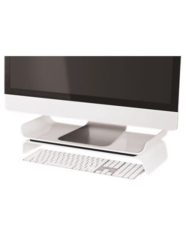 Leitz 65040095 supporto da tavolo per Tv a schermo piatto 68,6 cm (27") Bianco