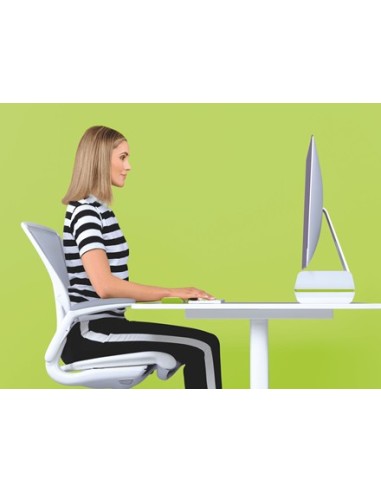Leitz 65040054 supporto da tavolo per Tv a schermo piatto 68,6 cm (27") Verde, Bianco