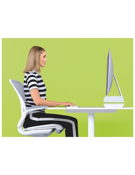 Leitz 65040054 supporto da tavolo per Tv a schermo piatto 68,6 cm (27") Verde, Bianco