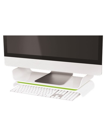 Leitz 65040054 supporto da tavolo per Tv a schermo piatto 68,6 cm (27") Verde, Bianco