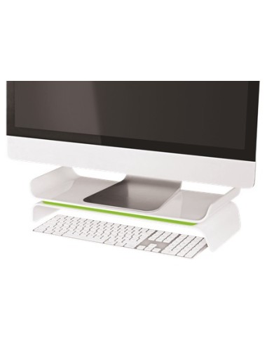 Leitz 65040054 supporto da tavolo per Tv a schermo piatto 68,6 cm (27") Verde, Bianco
