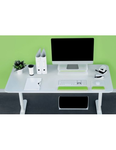 Leitz 65040054 supporto da tavolo per Tv a schermo piatto 68,6 cm (27") Verde, Bianco
