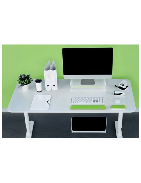Leitz 65040054 supporto da tavolo per Tv a schermo piatto 68,6 cm (27") Verde, Bianco
