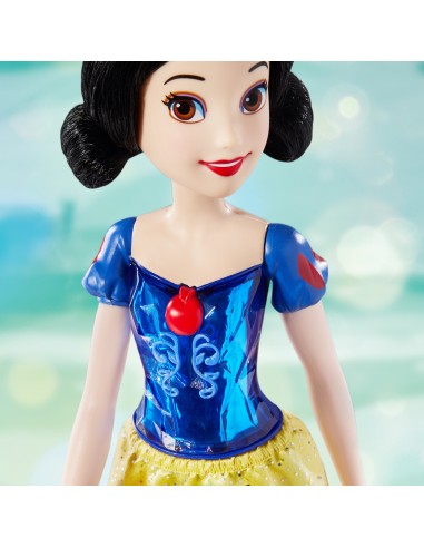 Disney Princess Royal Shimmer - Bambola di Biancaneve, fashion doll con gonna e accessori, giocattolo per bambini dai 3 anni in