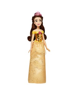 Disney Princess Royal Shimmer - Bambola di Belle, fashion doll con gonna e accessori, giocattolo per bambini dai 3 anni in su