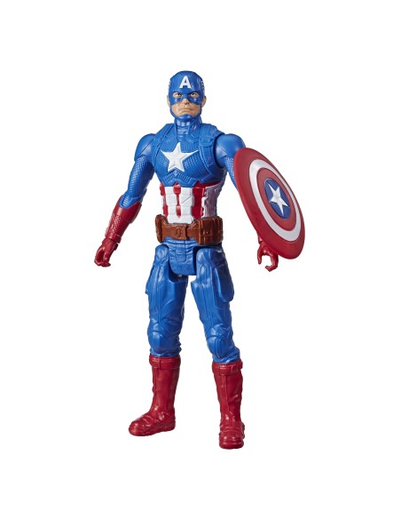 Marvel Avengers Avengers - Captain America (Action figure 30 cm con blaster Titan Hero Blast Gear)