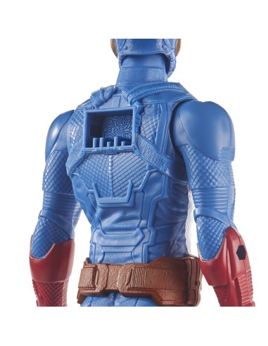 Marvel Avengers Avengers - Captain America (Action figure 30 cm con blaster Titan Hero Blast Gear)