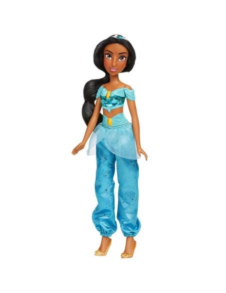 Disney Princess Royal Shimmer - bambola di Jasmine, fashion doll con gonna e accessori, giocattolo per bambini dai 3 anni in su