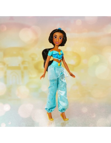 Disney Princess Royal Shimmer - bambola di Jasmine, fashion doll con gonna e accessori, giocattolo per bambini dai 3 anni in su