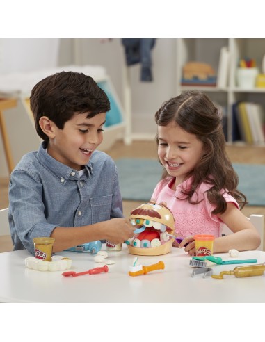 Play-Doh Dottor Trapanino, playset con 8 barattoli di pasta da modellare atossica, per bambini dai 3 anni in su