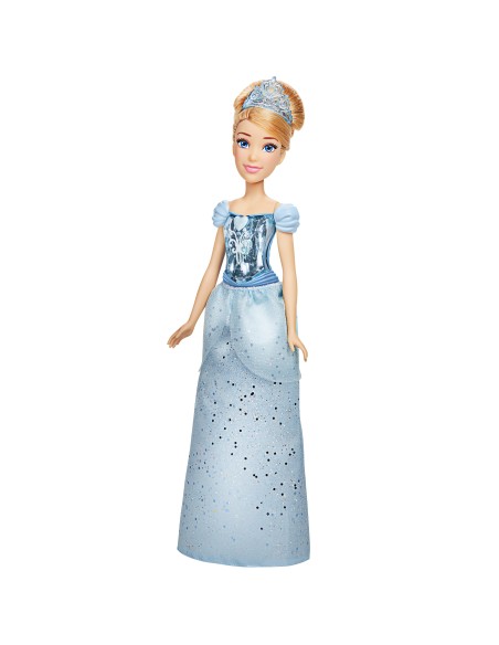 Disney Princess Royal Shimmer - Bambola di Cenerentola, bambola con gonna e accessori moda, giocattolo per bambini dai 3 anni