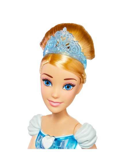 Disney Princess Royal Shimmer - Bambola di Cenerentola, bambola con gonna e accessori moda, giocattolo per bambini dai 3 anni