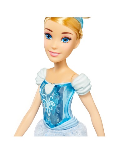 Disney Princess Royal Shimmer - Bambola di Cenerentola, bambola con gonna e accessori moda, giocattolo per bambini dai 3 anni