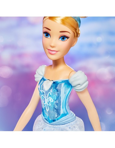 Disney Princess Royal Shimmer - Bambola di Cenerentola, bambola con gonna e accessori moda, giocattolo per bambini dai 3 anni
