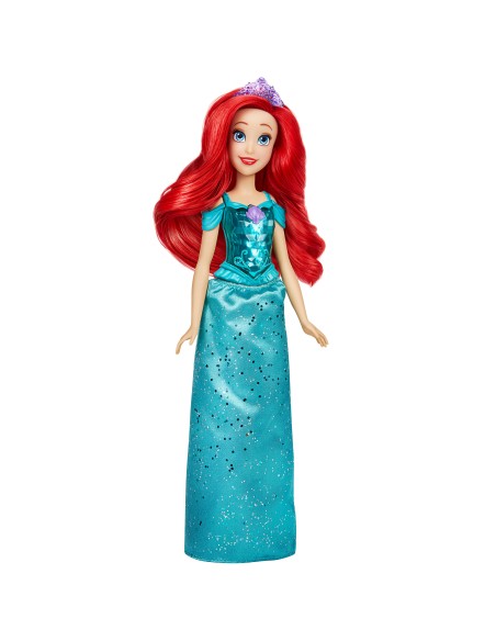 Disney Princess Royal Shimmer - Bambola di Ariel, bambola fashion doll con gonna e accessori moda, giocattolo per bambini dai 3