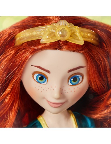Disney Princess Royal Shimmer - bambola di Merida, fashion doll con gonna e accessori, giocattolo per bambini dai 3 anni in su