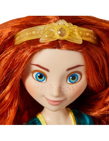 Disney Princess Royal Shimmer - bambola di Merida, fashion doll con gonna e accessori, giocattolo per bambini dai 3 anni in su
