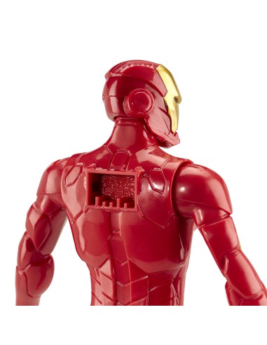 Marvel Avengers Avengers - Iron Man (Action figure da 30cm, con blaster Titan Hero Blast Gear)