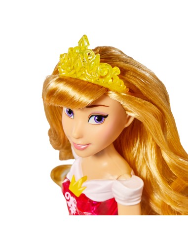 Disney Princess Royal Shimmer - Bambola di Aurora, fashion doll con gonna e accessori, giocattolo per bambini dai 3 anni in su