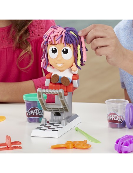 Play-Doh Il Fantastico Barbiere, playset con 8 vasetti di pasta da modellare e accessori, per bambini dai 3 anni in su