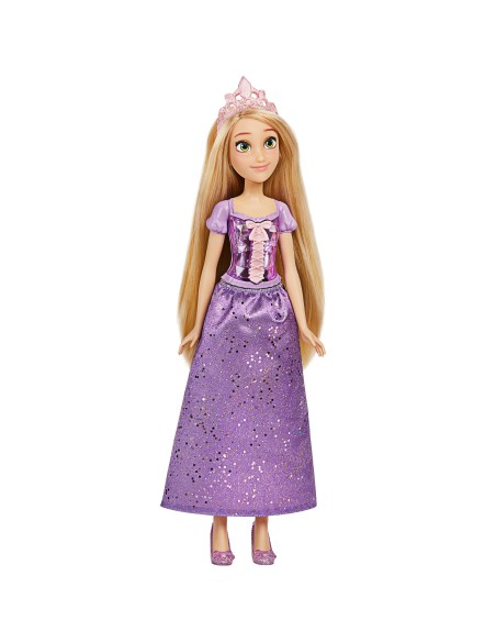 Disney Princess Royal Shimmer - Bambola di Rapunzel, bambola fashion doll con gonna e accessori moda, giocattolo per bambini
