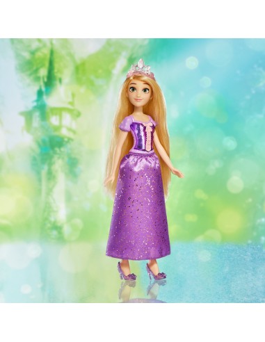 Disney Princess Royal Shimmer - Bambola di Rapunzel, bambola fashion doll con gonna e accessori moda, giocattolo per bambini