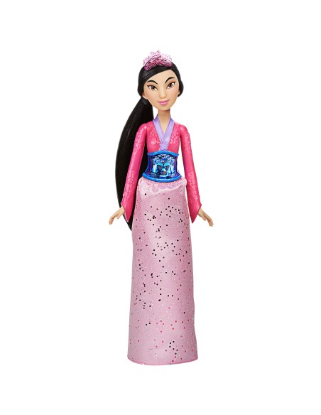 Disney Princess Royal Shimmer - bambola di Mulan, fashion doll con gonna e accessori, giocattolo per bambini dai 3 anni in su