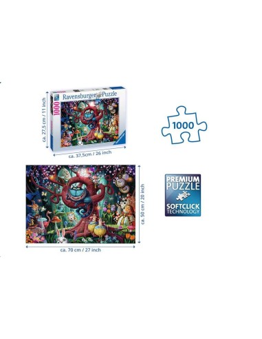 Ravensburger 16456 puzzle 1000 pz Cartoni