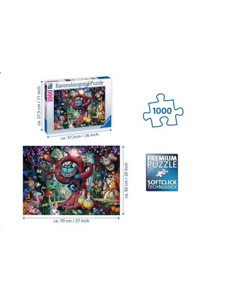 Ravensburger 16456 puzzle 1000 pz Cartoni
