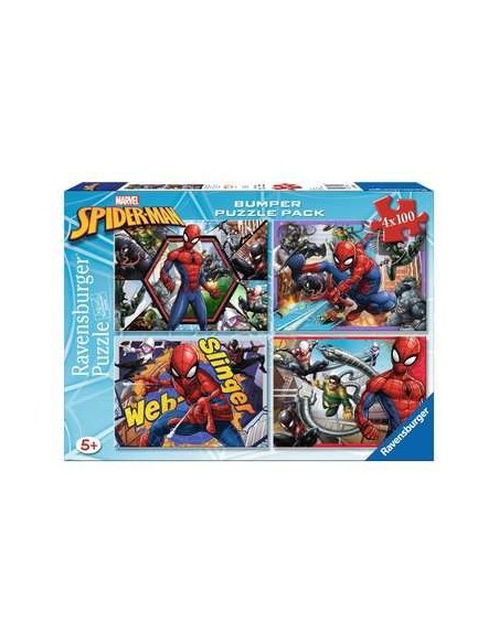 Ravensburger Spiderman Puzzle 100 pz Fumetti