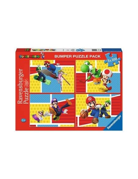 Ravensburger Super Mario Puzzle 100 pz Cartoni