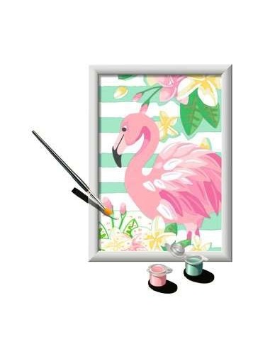 Ravensburger CreArt Think Pink Flamingo Colore per kit di verniciatura in base ai numeri