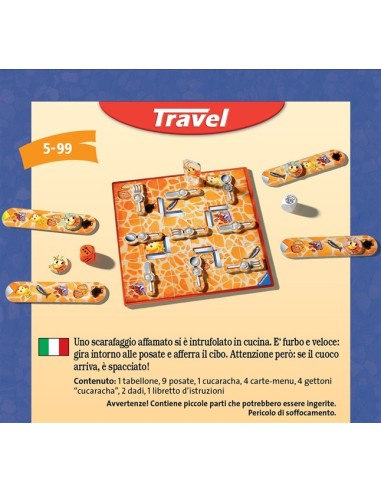 Ravensburger La Cucaracha Travel Gioco da viaggio (23414)